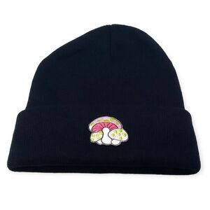 NWT Wool + Pepper Co. Mushrooms Unisex Beanie Hat